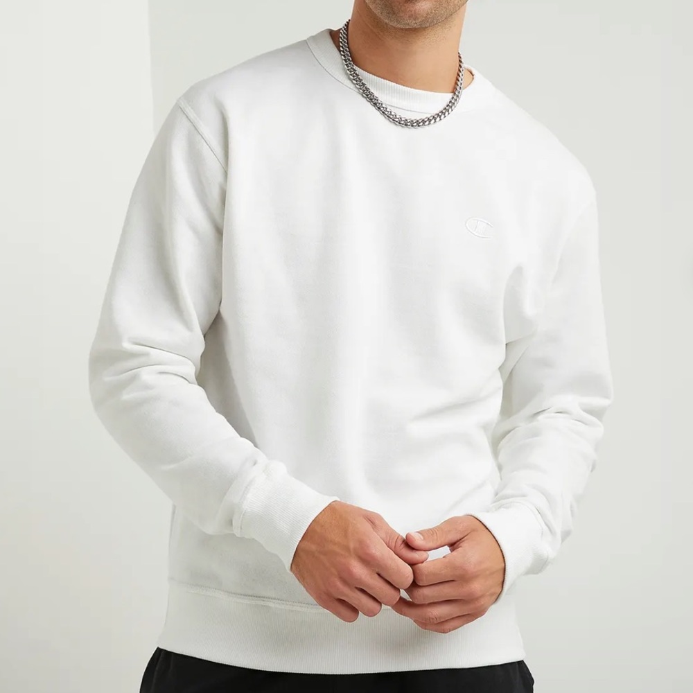$55 New - Champion Powerblend Fleece Crew - L